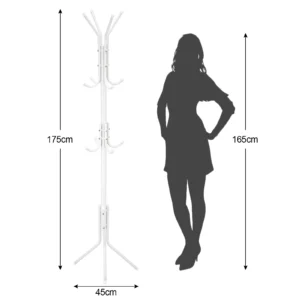 Tradexia 3-Tier Metal Coat Rack Stand (175cm)