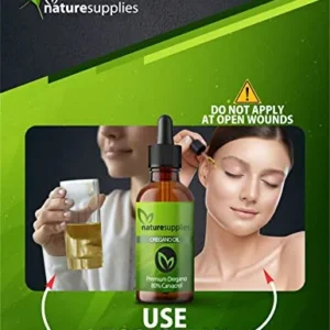 Tradexia Oregano Oil 10ml – 80% Carvacrol Mediterranean Wild Essential Oil Drops